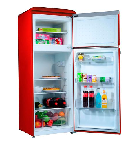 Réfrigérateur rétro Galanz, rouge – Image 2